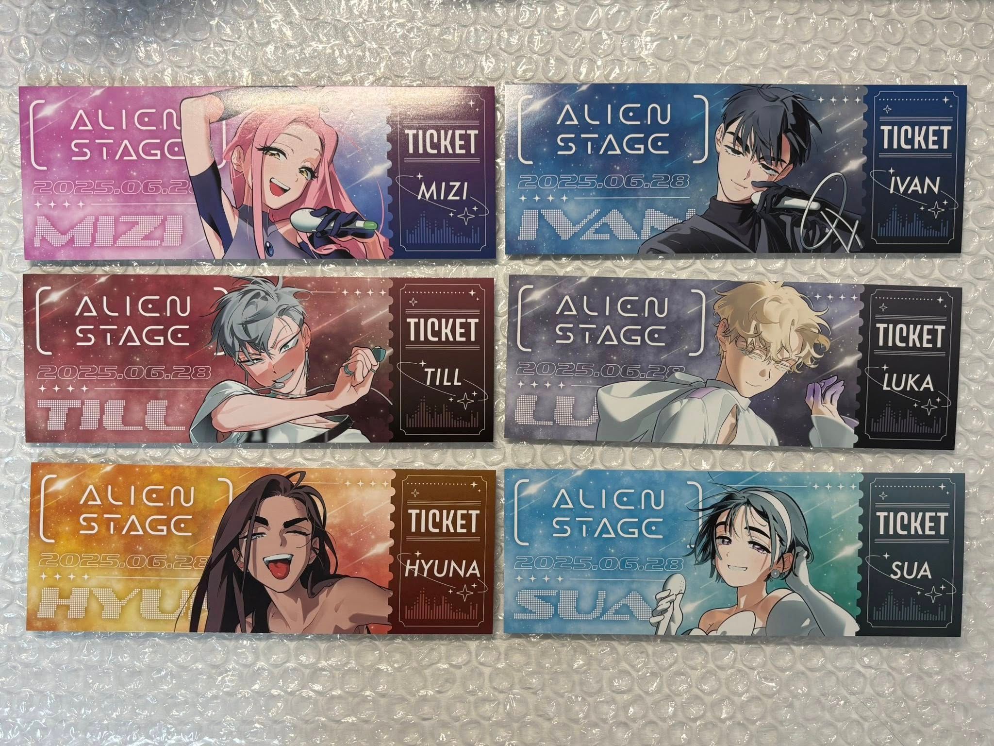 ALIEN STAGE 票券風特典