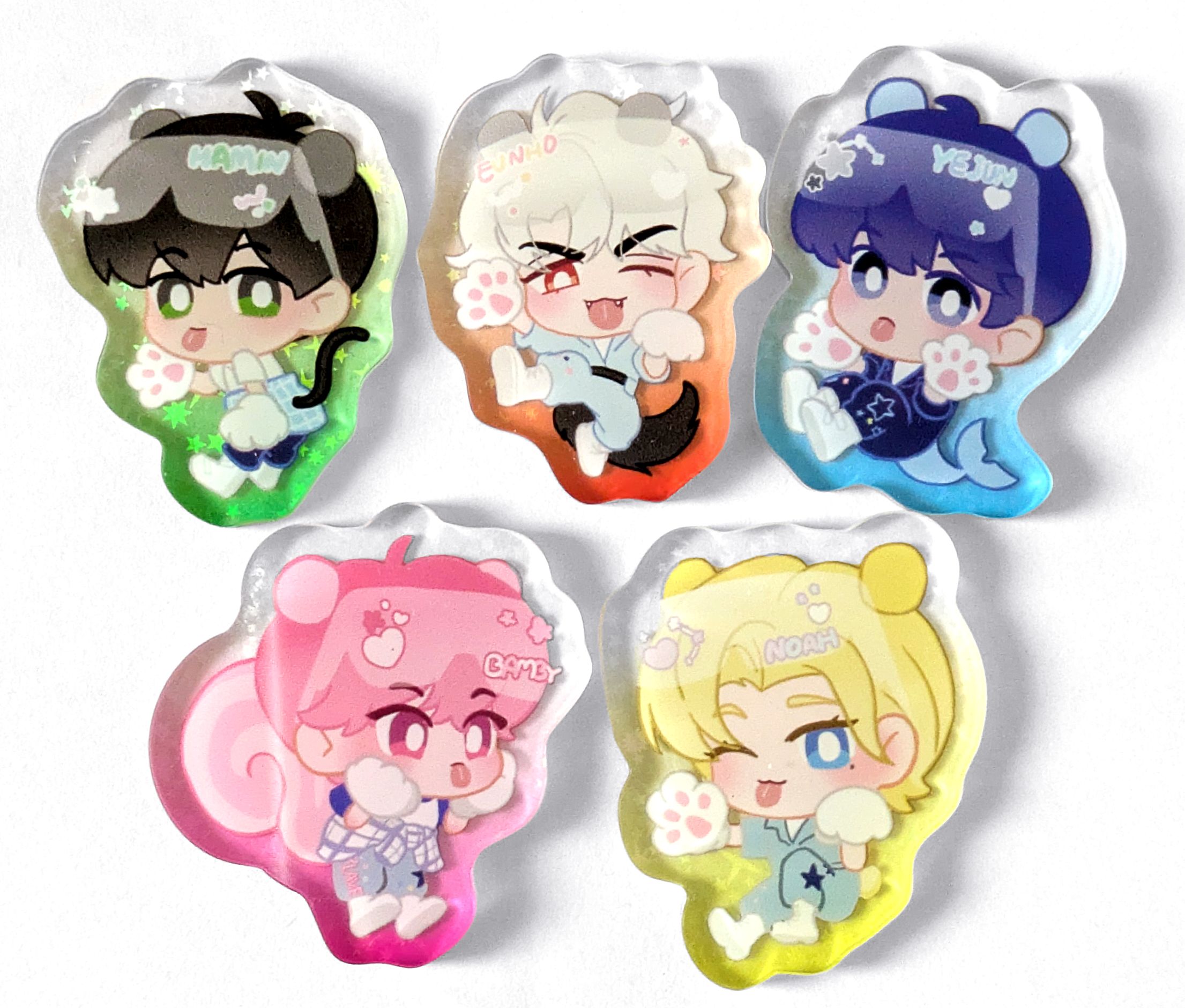 【亞巡】唄囉！壓克力磁鐵夾