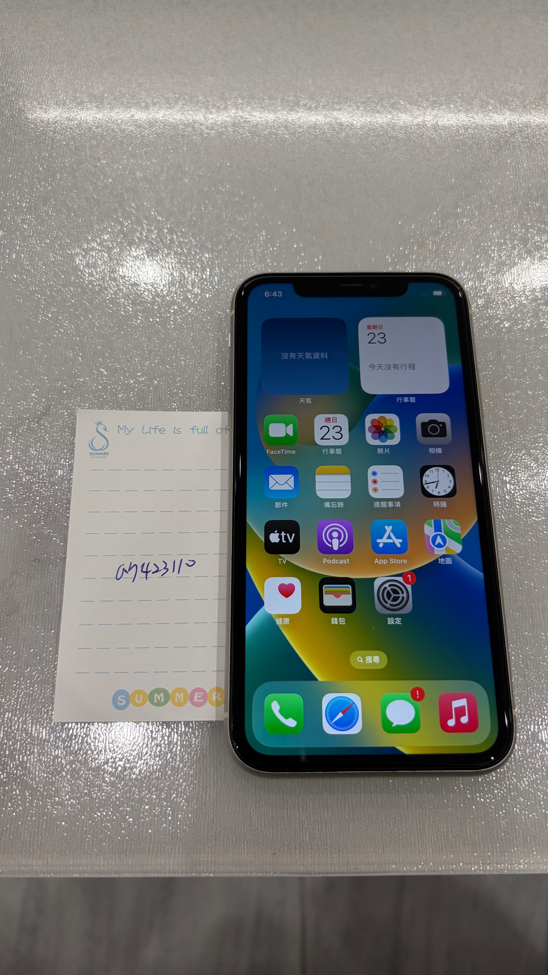 IPhone 11 64GB 白色 二手 無原盒裝 僅裸機 正常使用痕跡 電池健康度73%