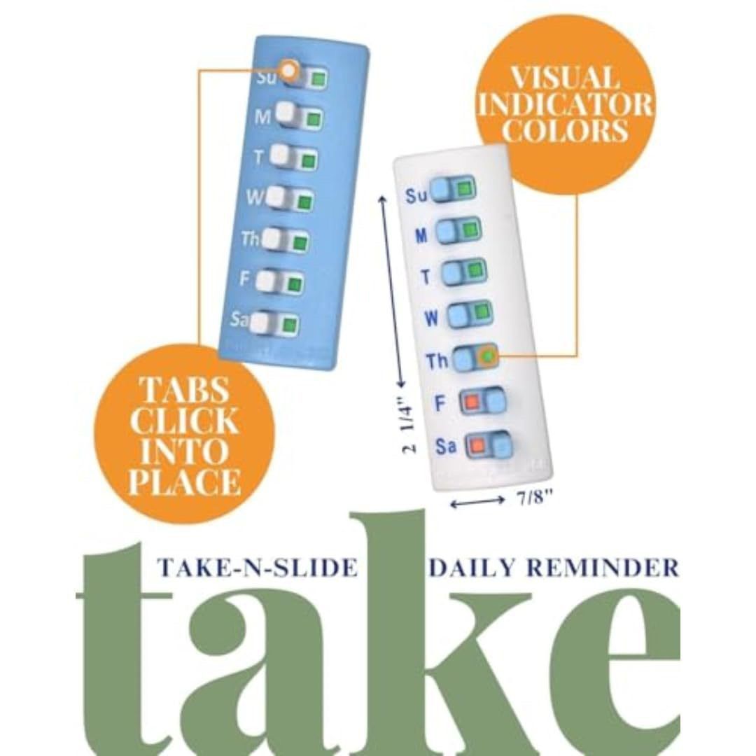 【生活研究所 ｜LIFE LAB】一週吃藥提醒紀錄滑塊 S80