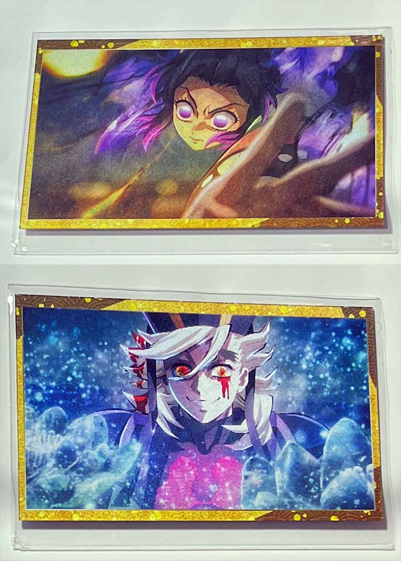 鬼滅電影特典-蝴蝶忍/童磨 光柵卡