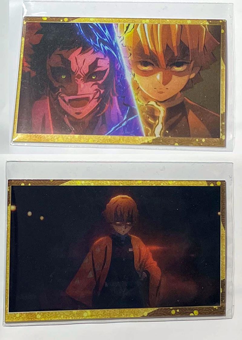 鬼滅電影特典-善逸/獪岳 光柵卡