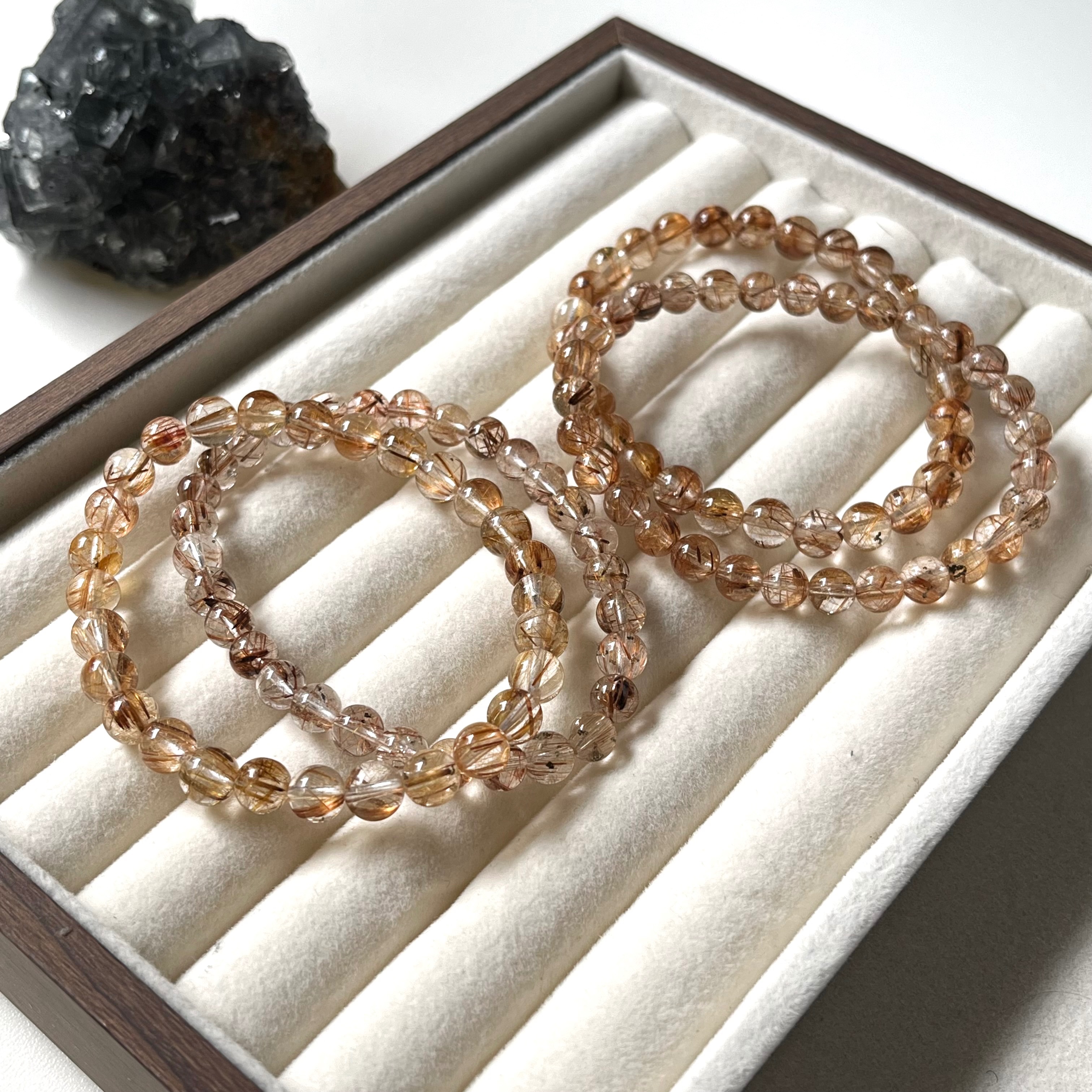 小精品 紅銅鈦晶