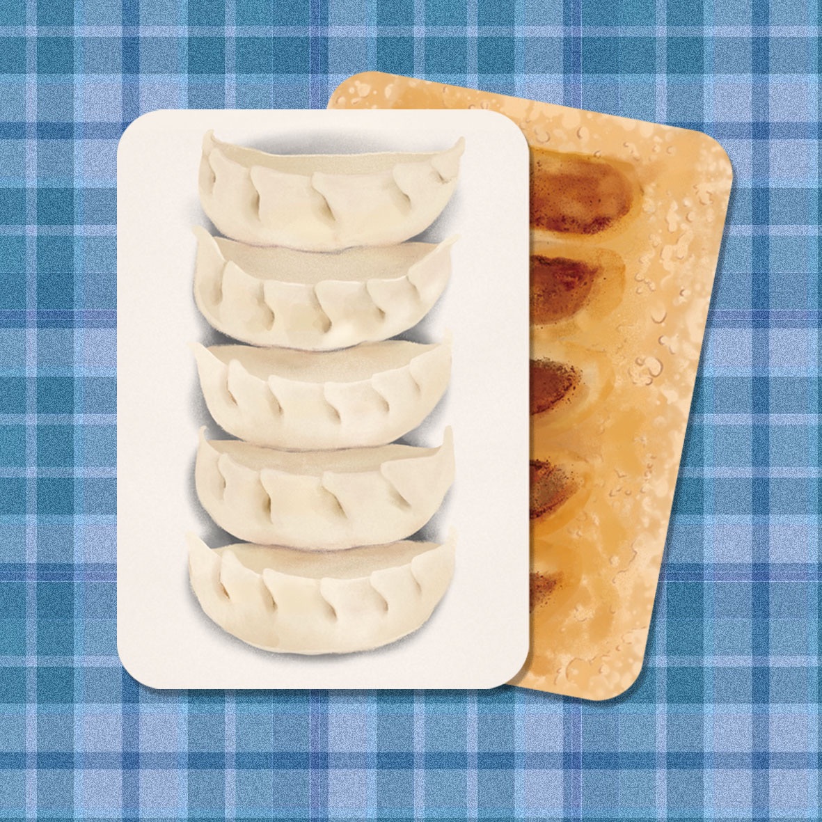 《煎餃》明信片