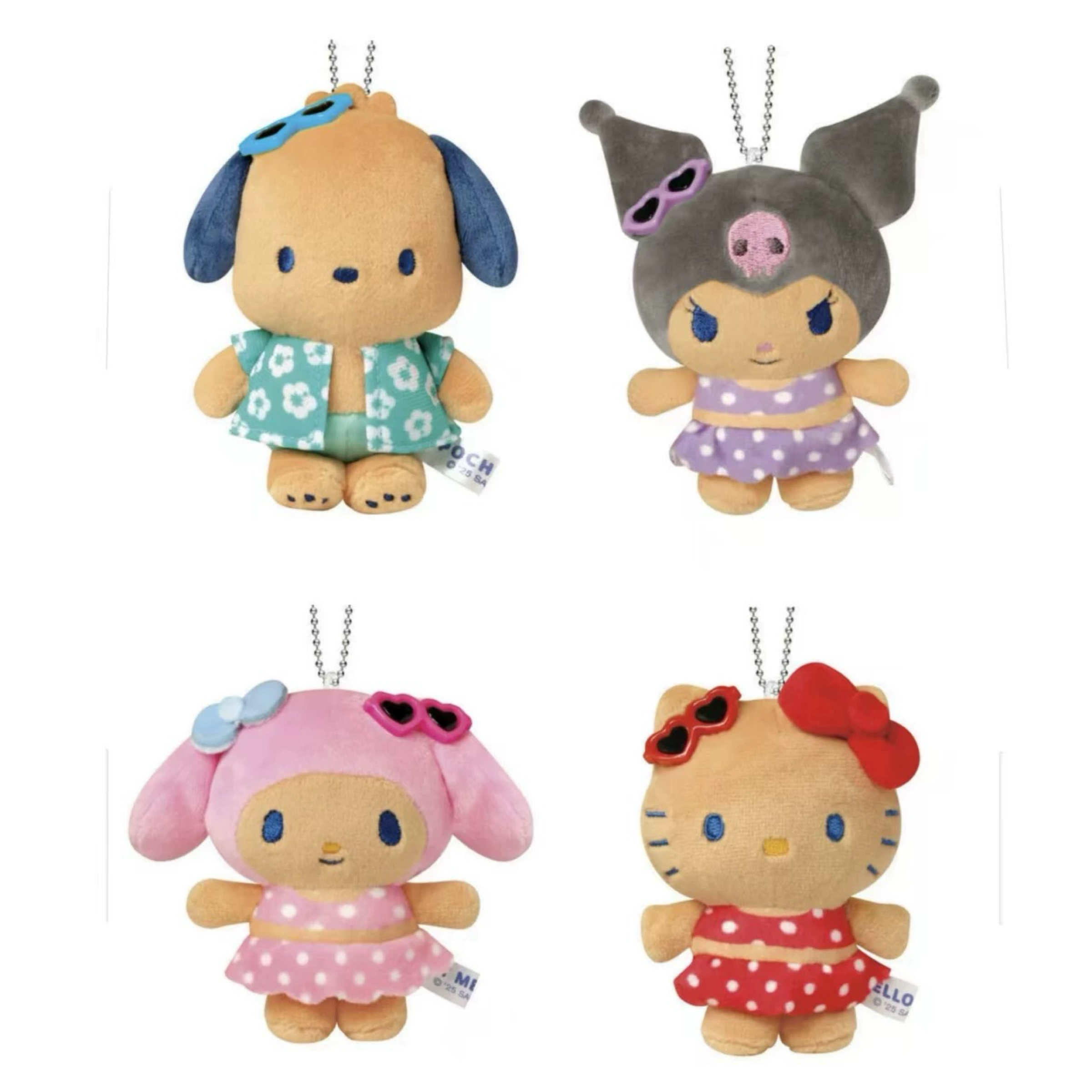 【現貨｜正版】✅ 日本三麗鷗 Sanrio  夏日泳裝 烤焦黑皮比基尼 夏威夷系列 黑皮美樂蒂 kitty 帕恰 庫洛米