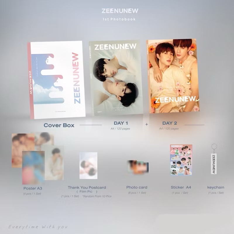ZeeNunew 1st photobook Set +親簽海報