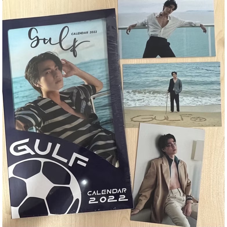 Gulf 2022桌曆（有3張照片卡）
