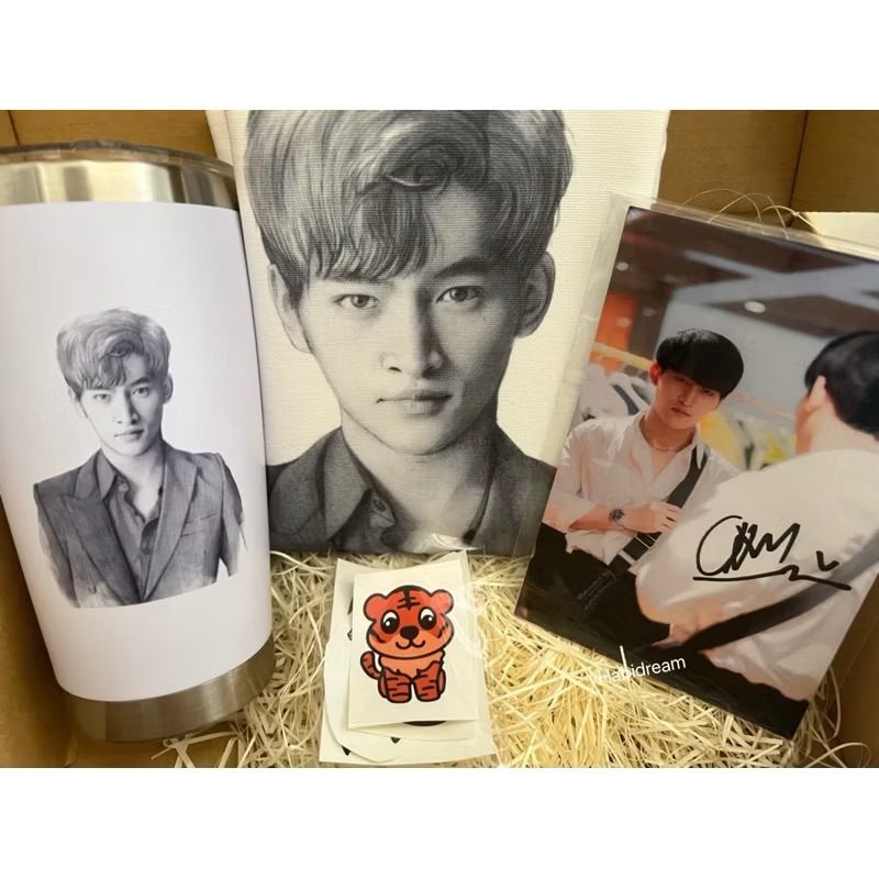 Ohm Thitiwat 杯子＆袋子SET