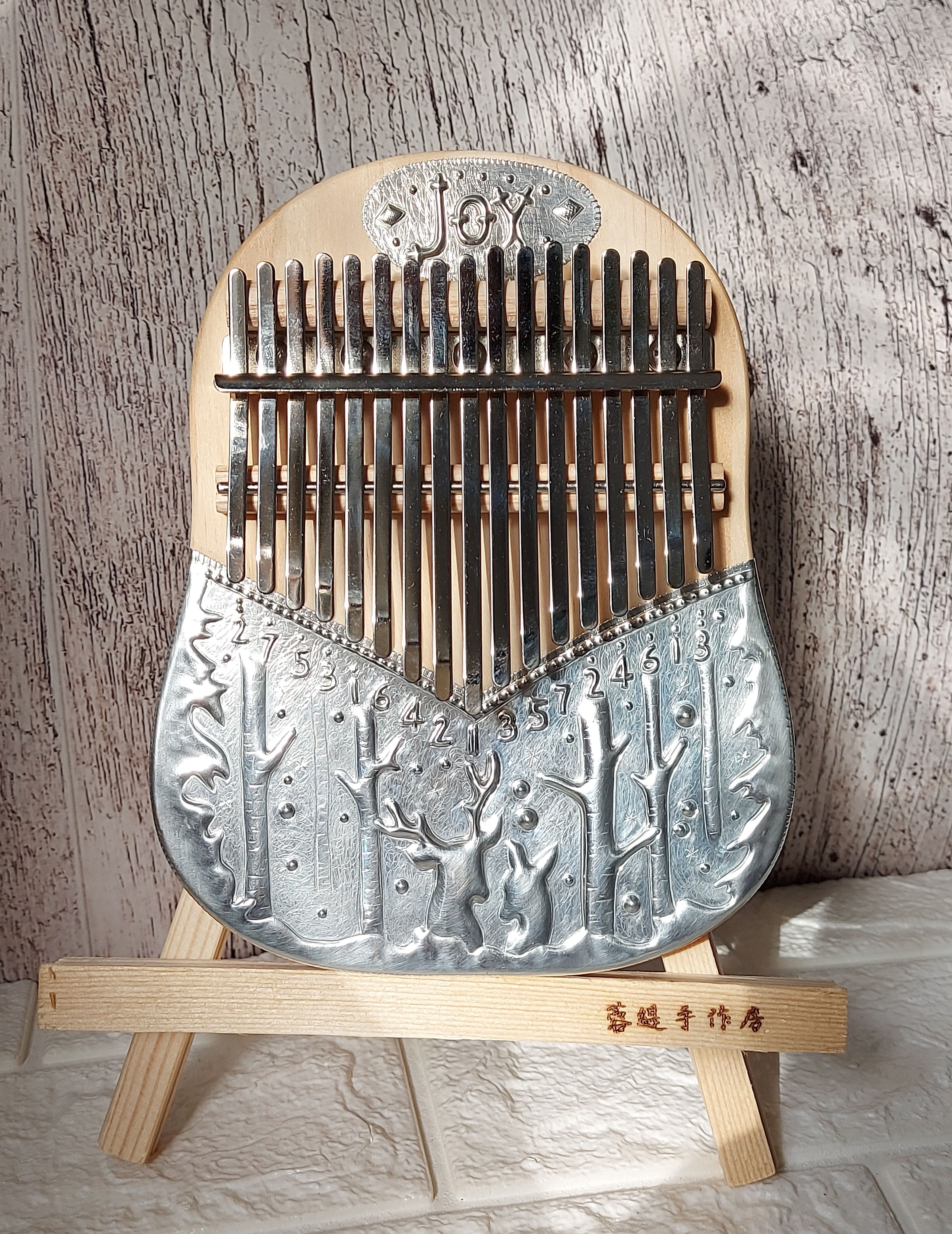 【線上錫雕體驗】麋鹿森林 錫雕拇指琴 聖誕節禮物