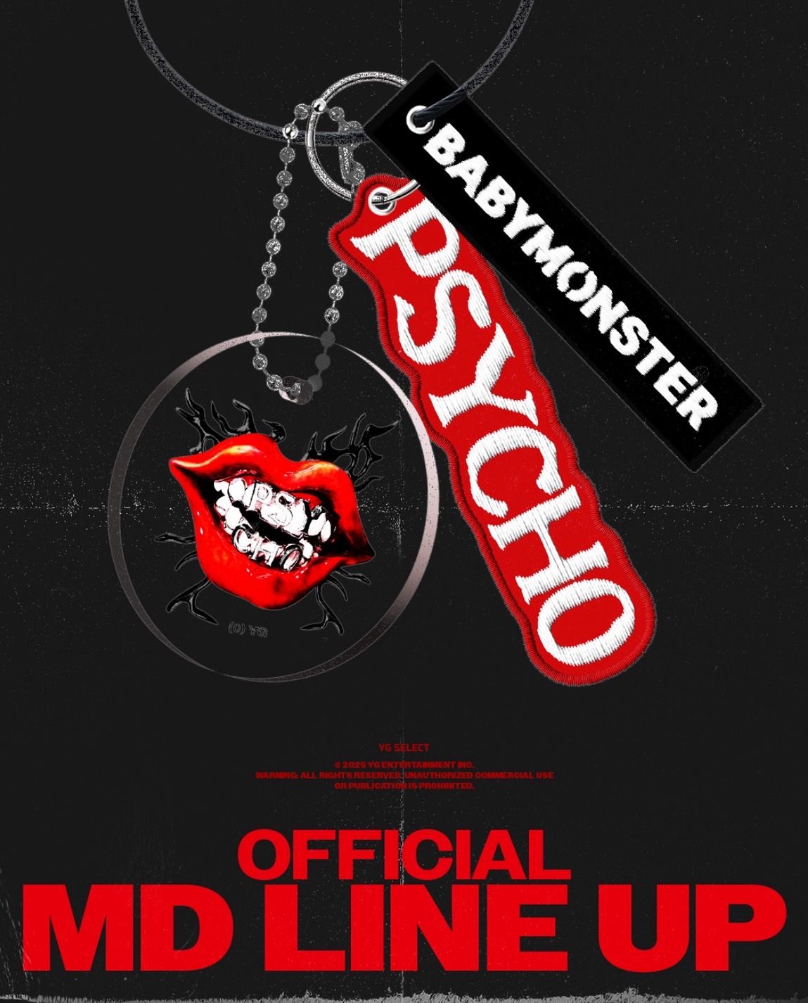 BABYMONSTER Psycho 韓國週邊系列❤️🖤