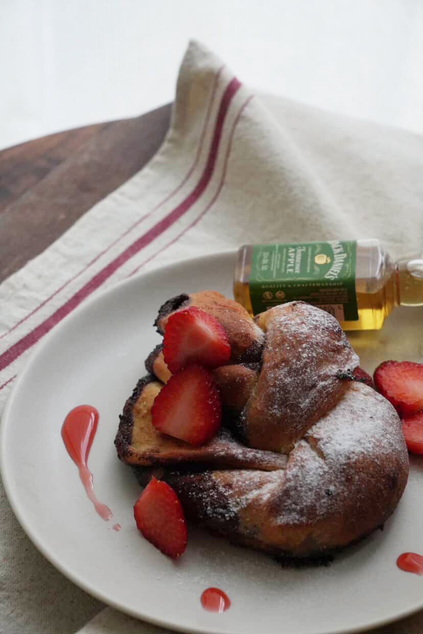 草莓威士忌肉桂捲（酒味不重單純提香）