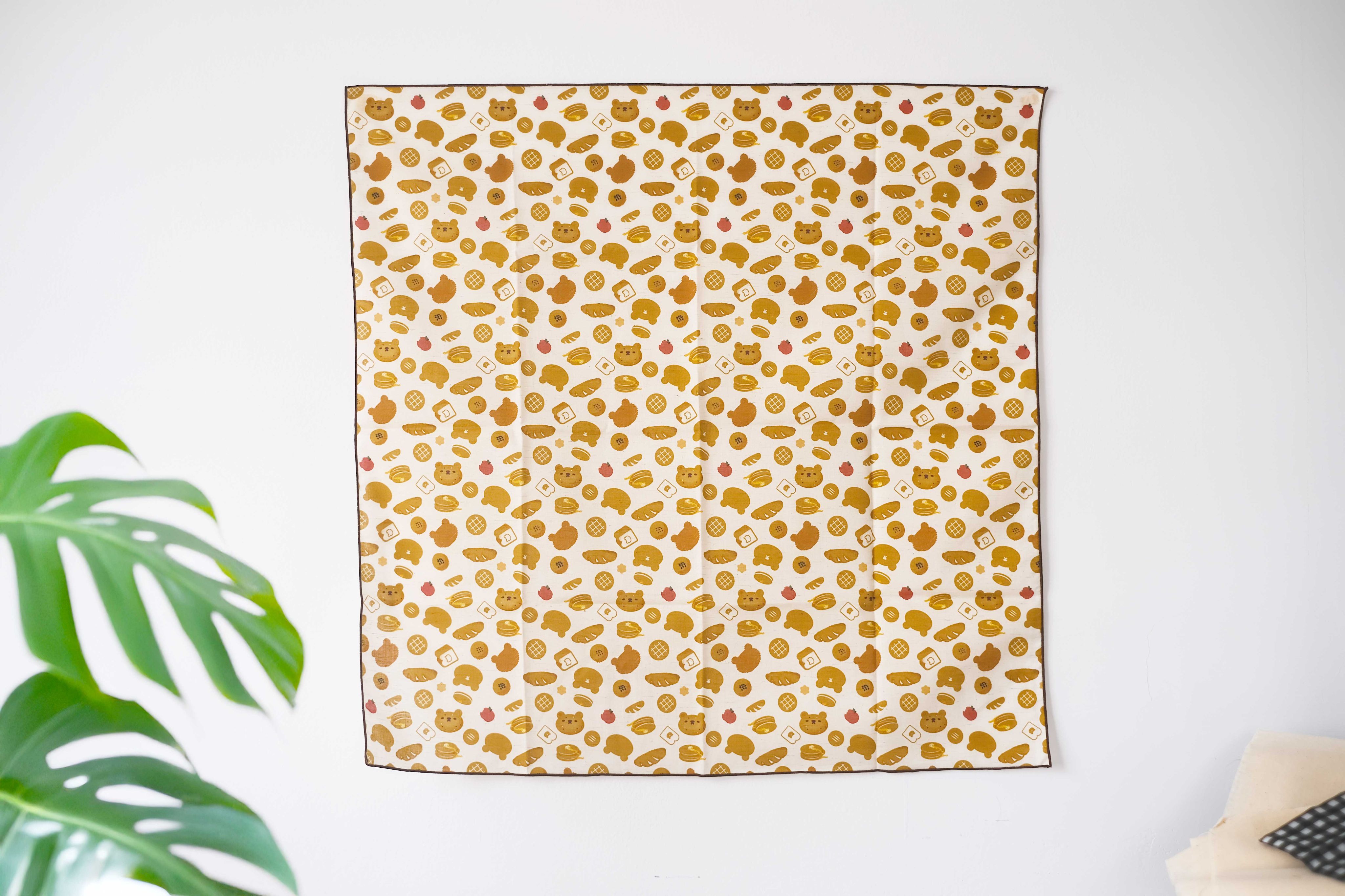 熊熊麵包店方巾