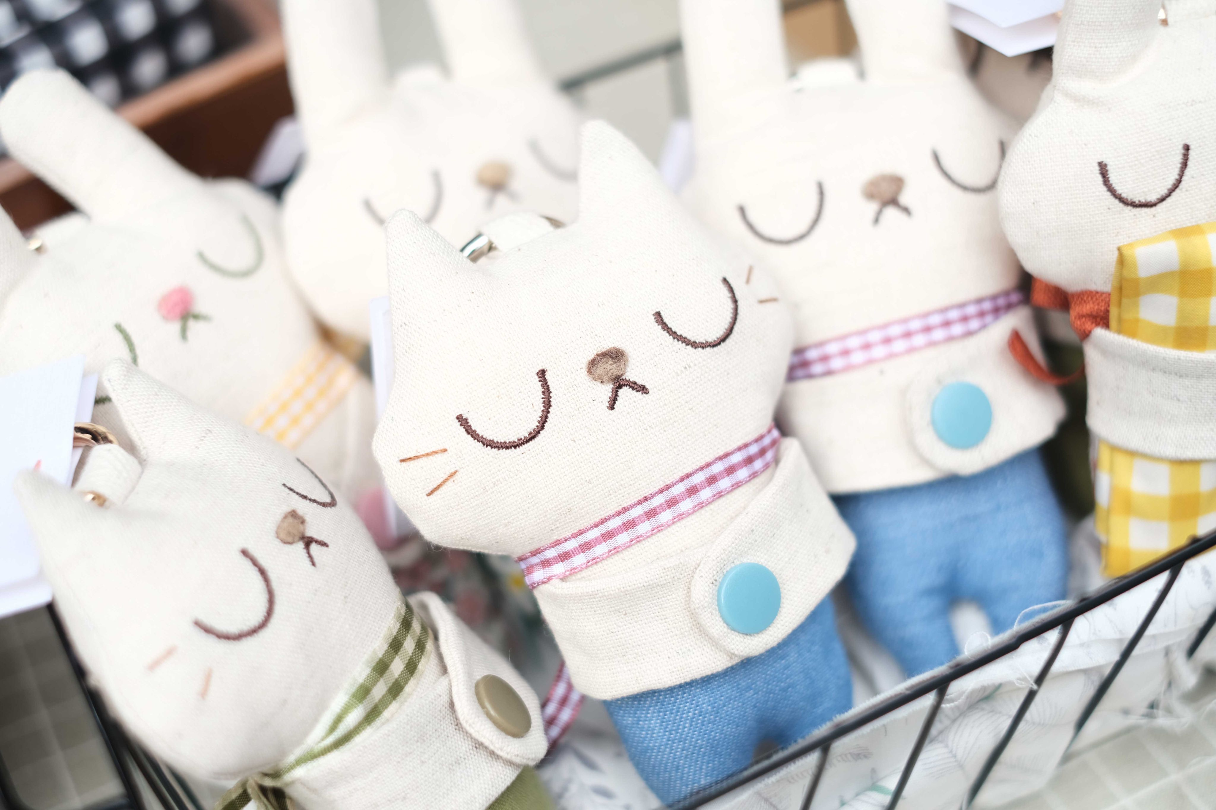 森林小動物-貓貓鑰匙圈