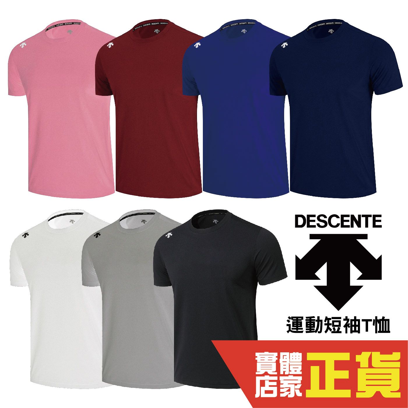 DESCENTE 迪桑特 運動短袖T恤 休閒T恤 潮流上衣 運動服 DGNSUGTS01