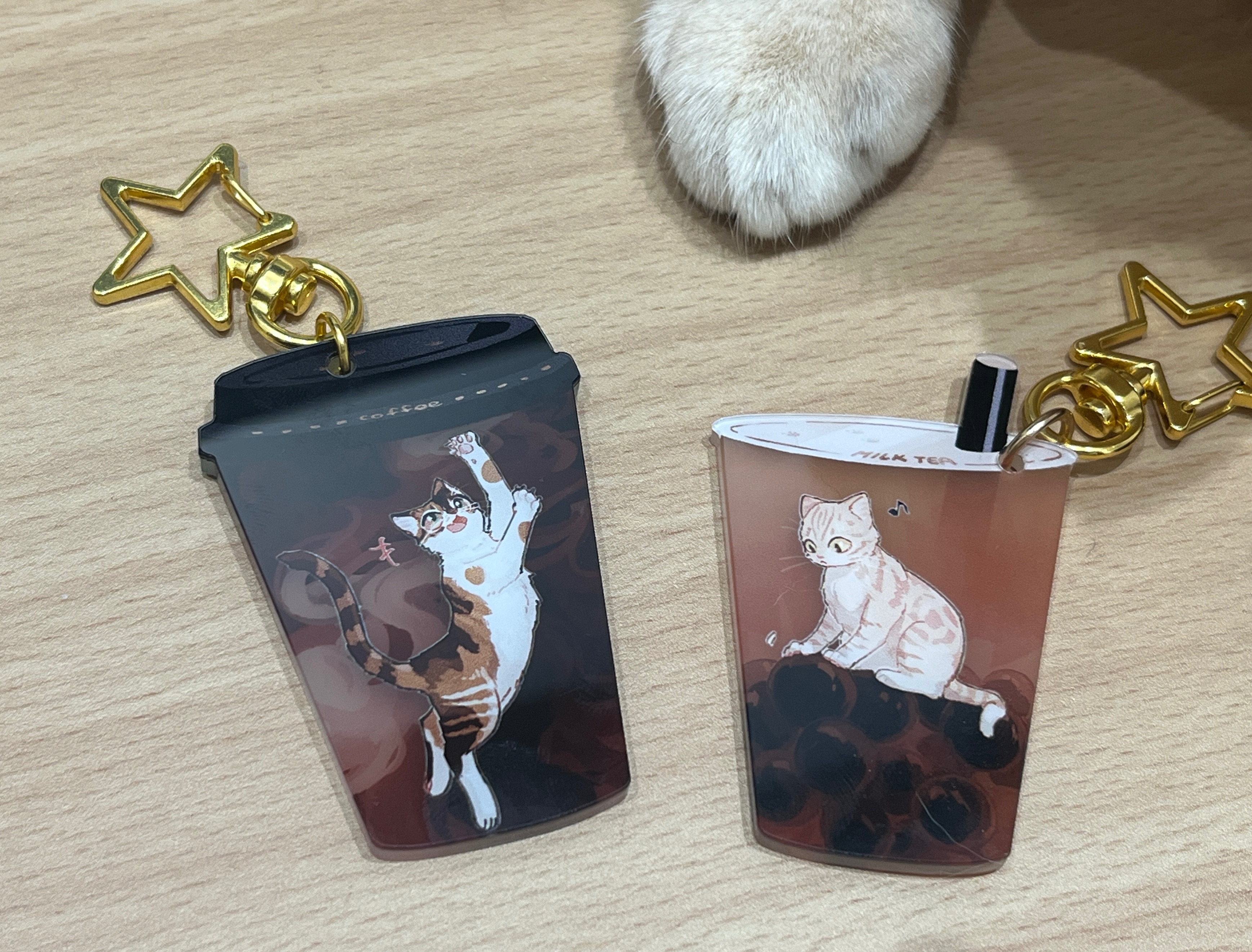 咖啡奶茶 壓克力商品