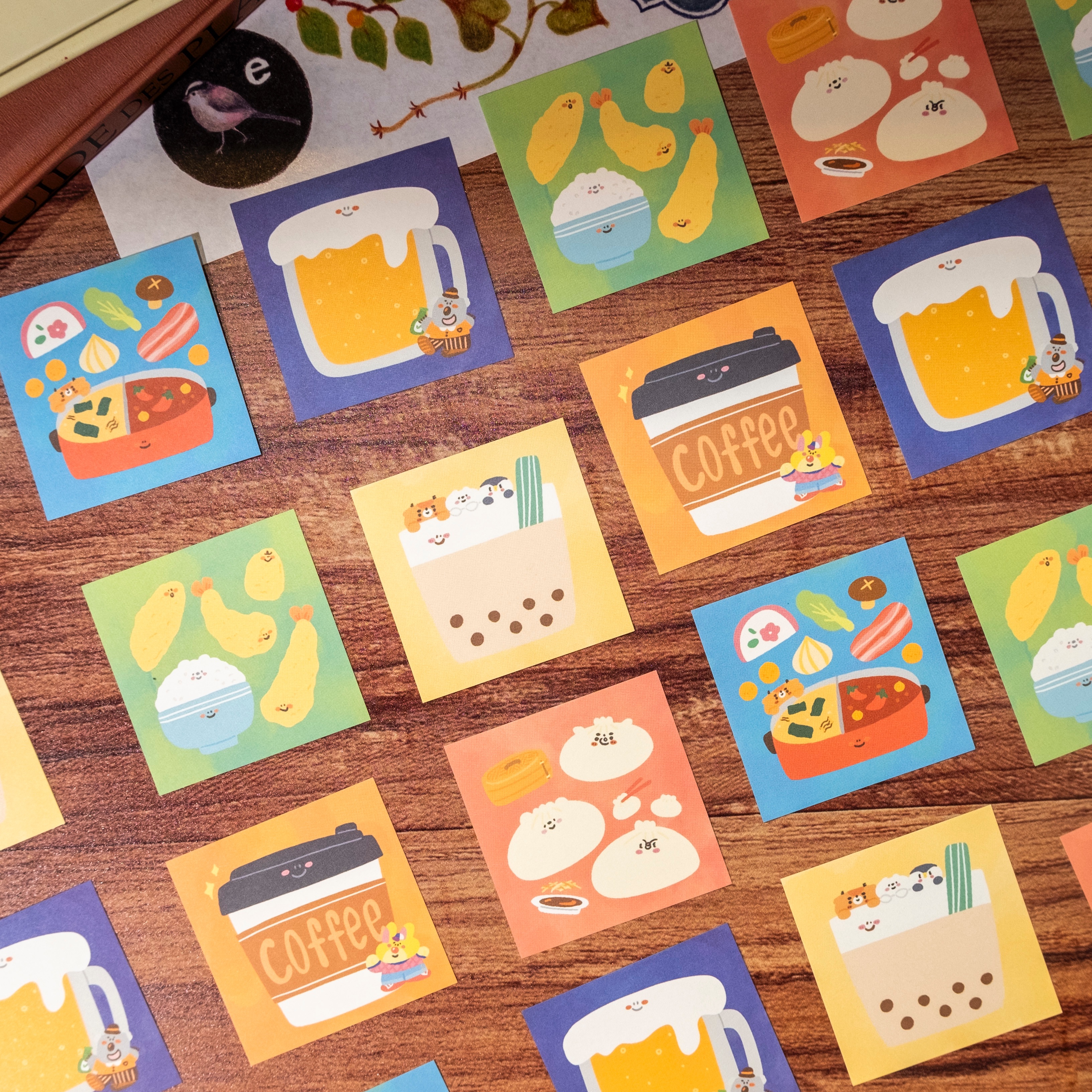 5*5食物便簽（6款）