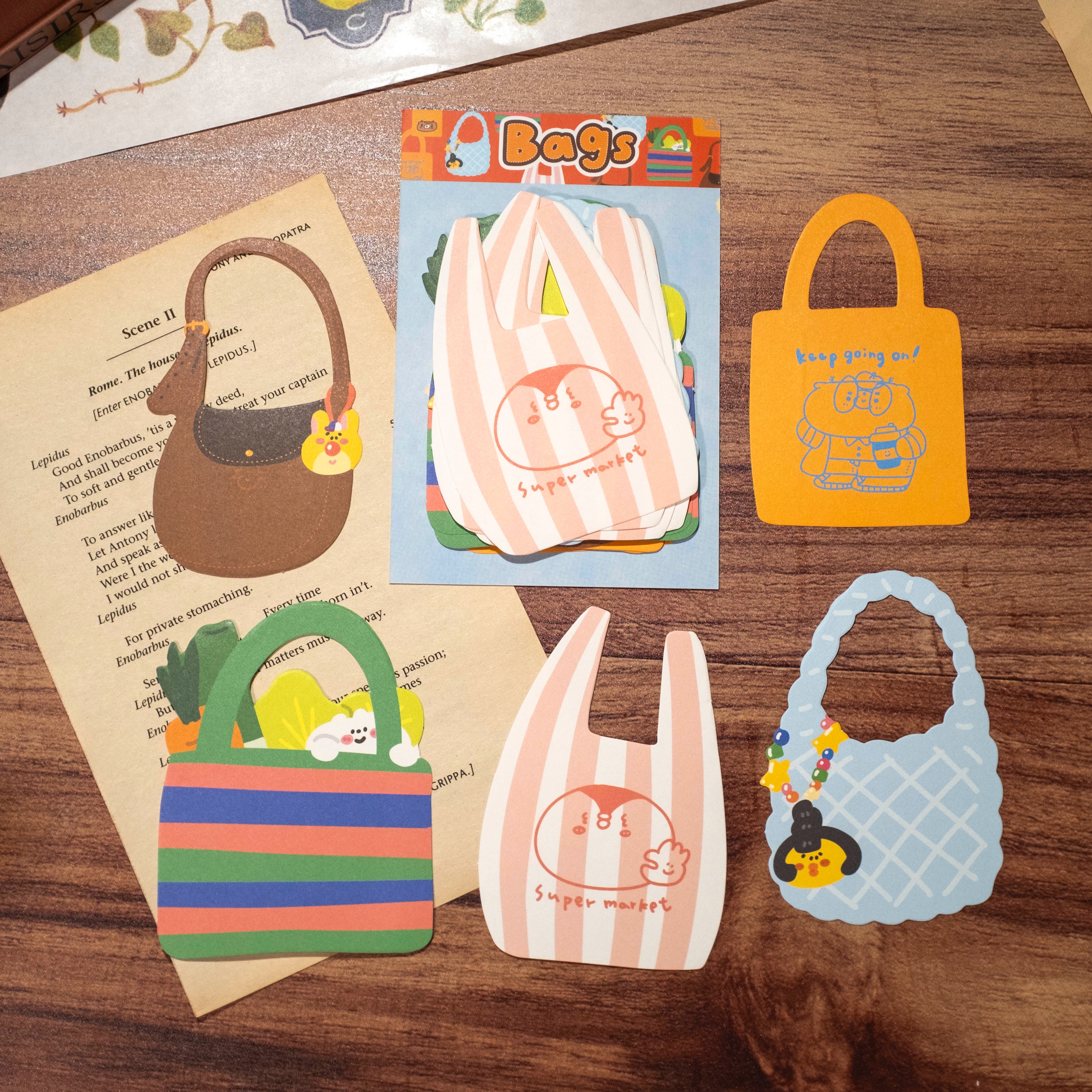 【2026文具展新品】袋子異形便簽組 ✨