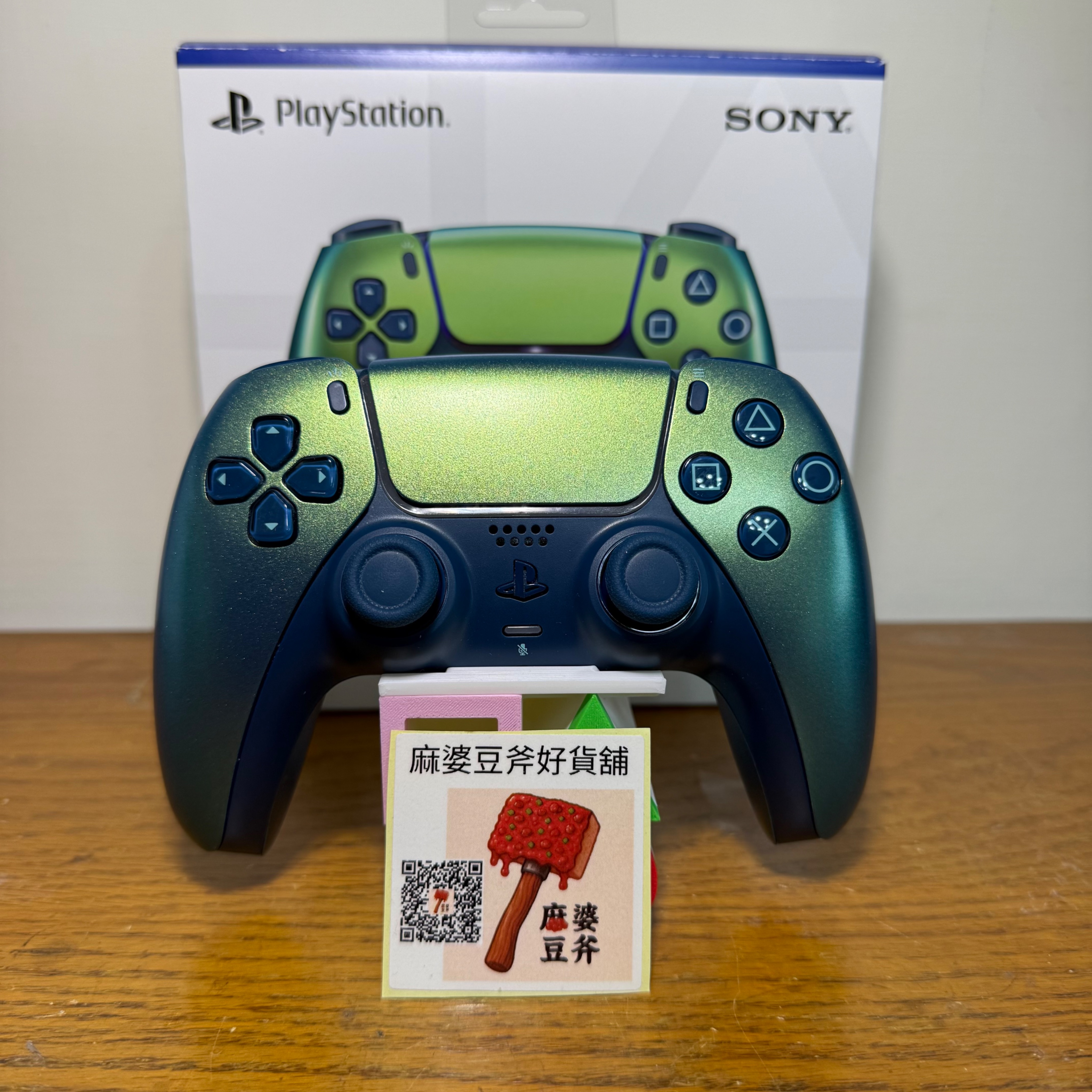 （二手/近全新/有盒）PS5 Dualsense 原廠手把 閃耀青（2025年5月出廠）