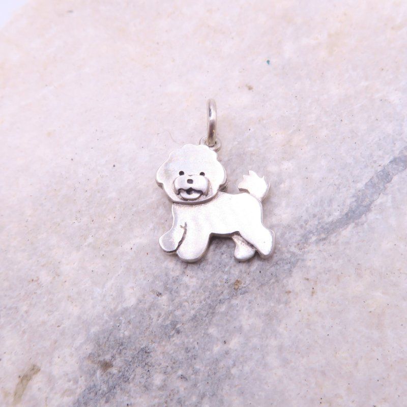 比熊 - 迷你小狗純銀項鍊