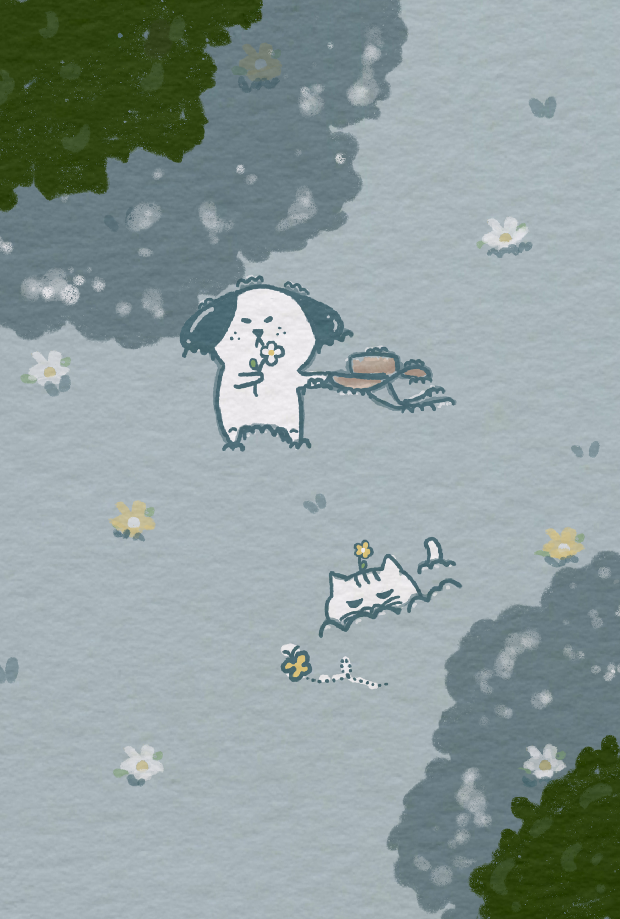 夏天的大地在呼吸