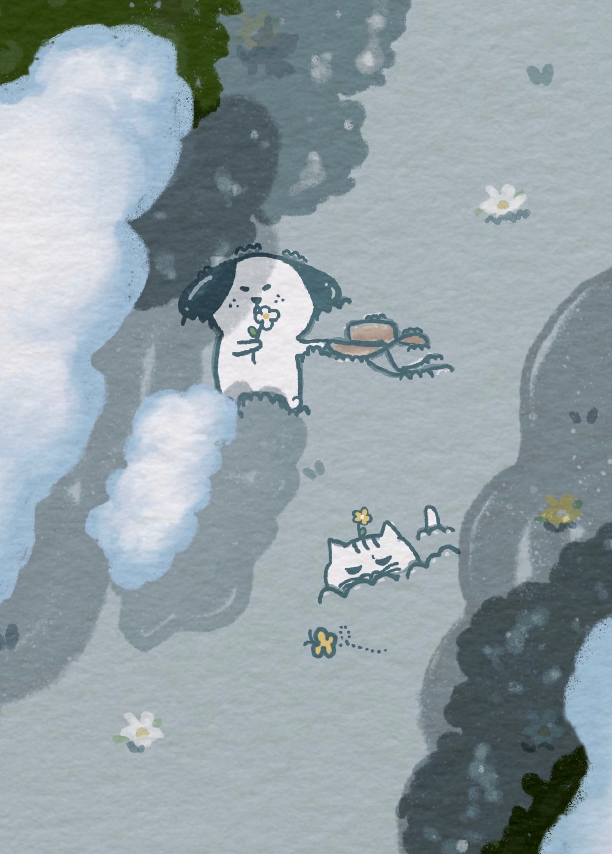 夏天的大地在呼吸