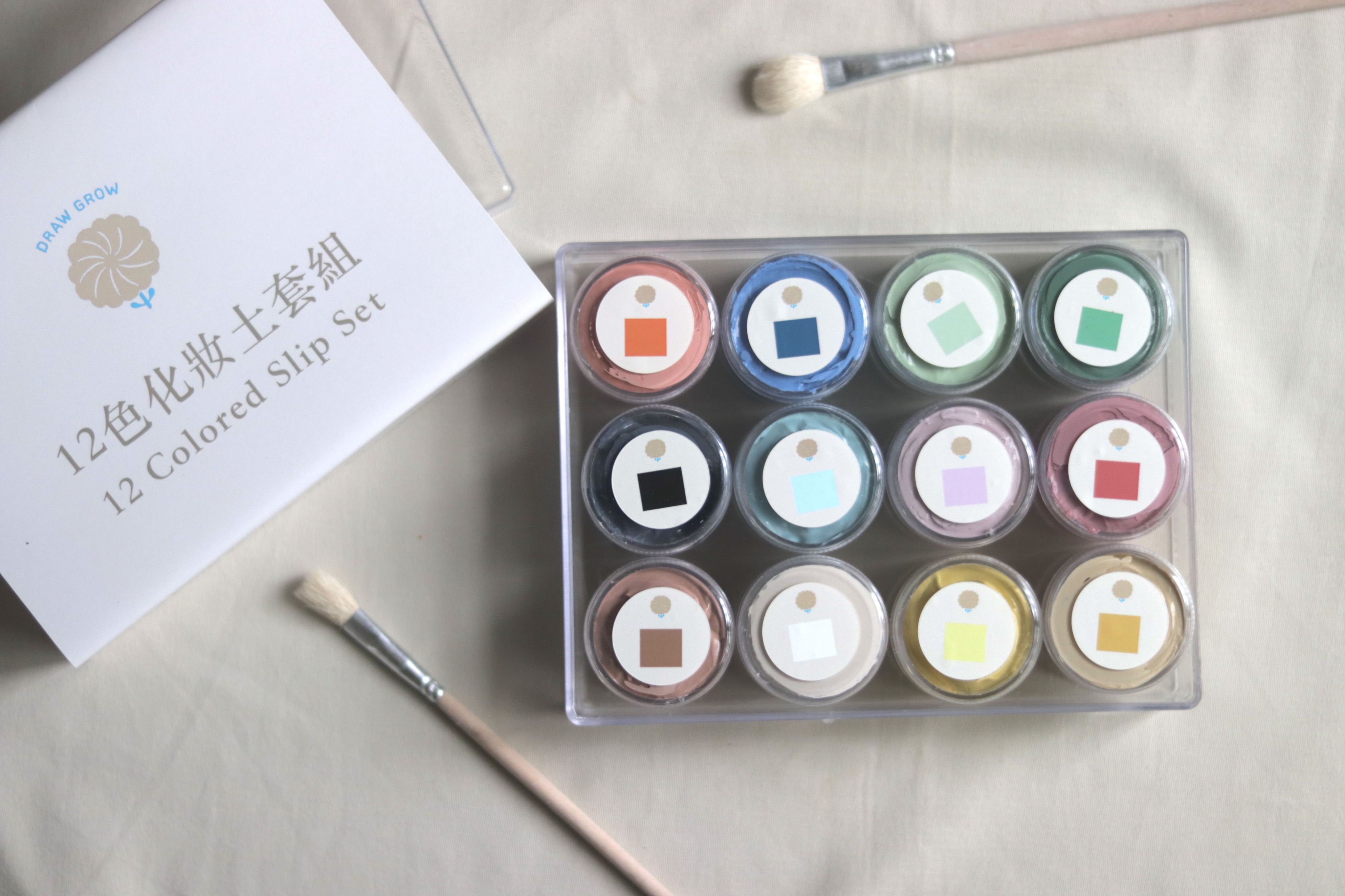 茁茁陶12色化妝土套組