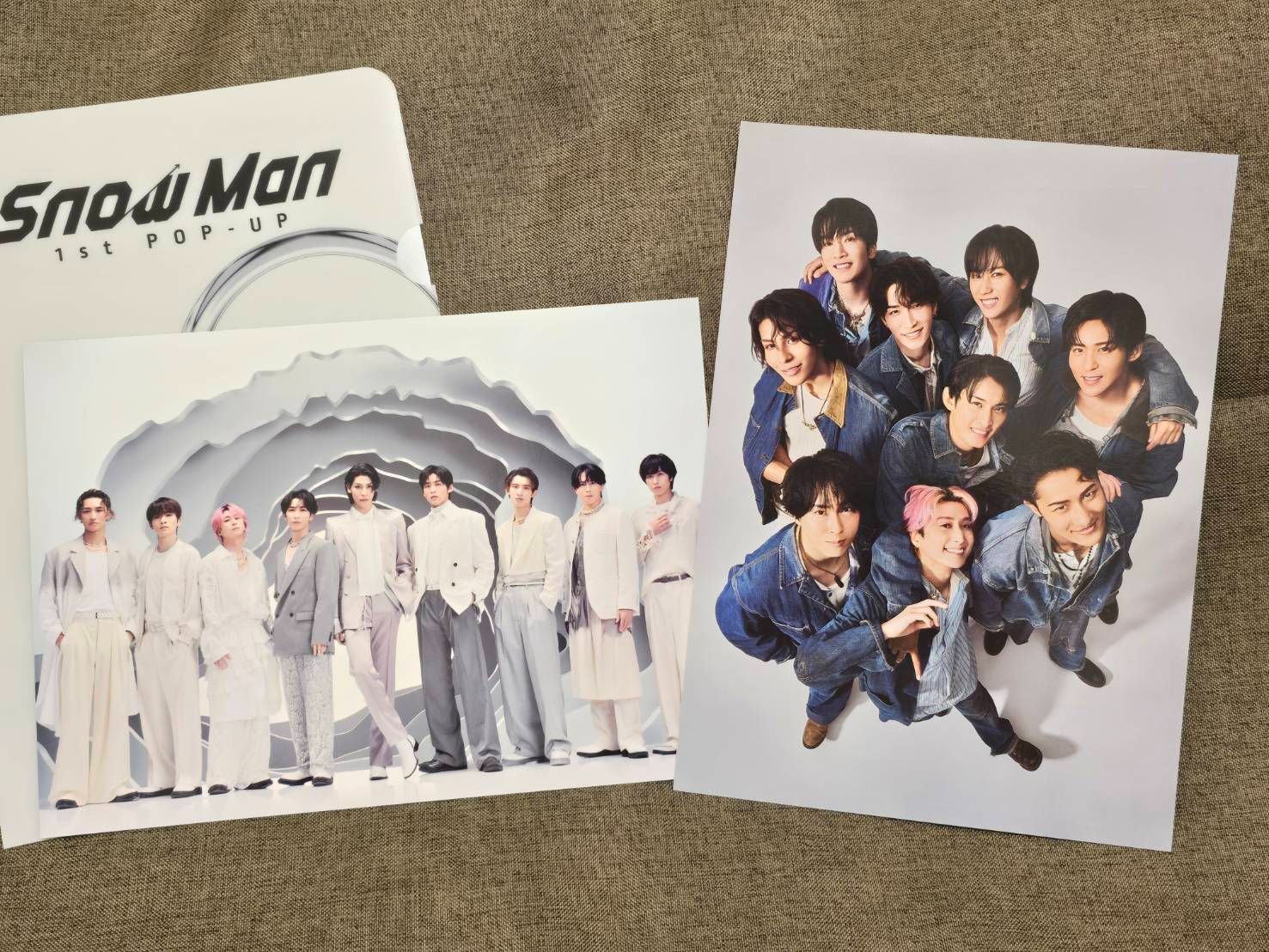 Snow Man泰國曼谷快閃店 限定小海報 1st POP-UP store