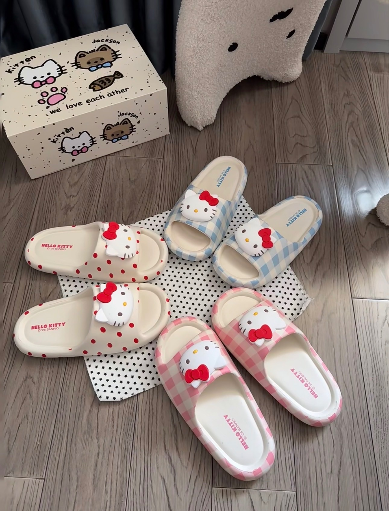 正品授權🏆Hello kitty 三麗鷗拖鞋/室外室內拖 EVA軟底