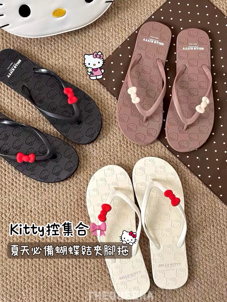 正品授權🏆滿版Hello kitty夾腳拖人字拖