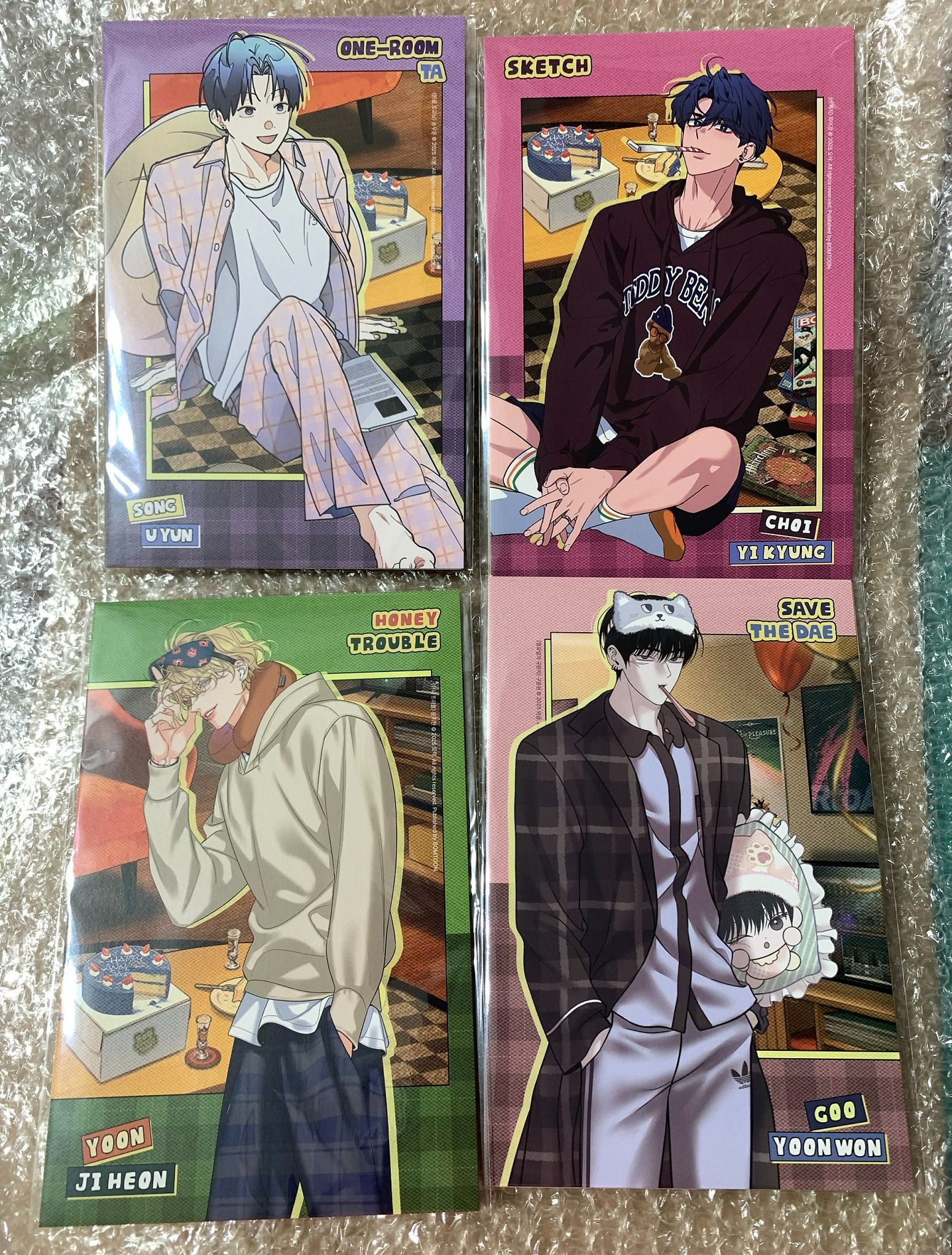 暮色漫漫 | SWEET  HOME  光柵小卡明信片套組  |  Bomtoon 10周年快閃現貨 - |