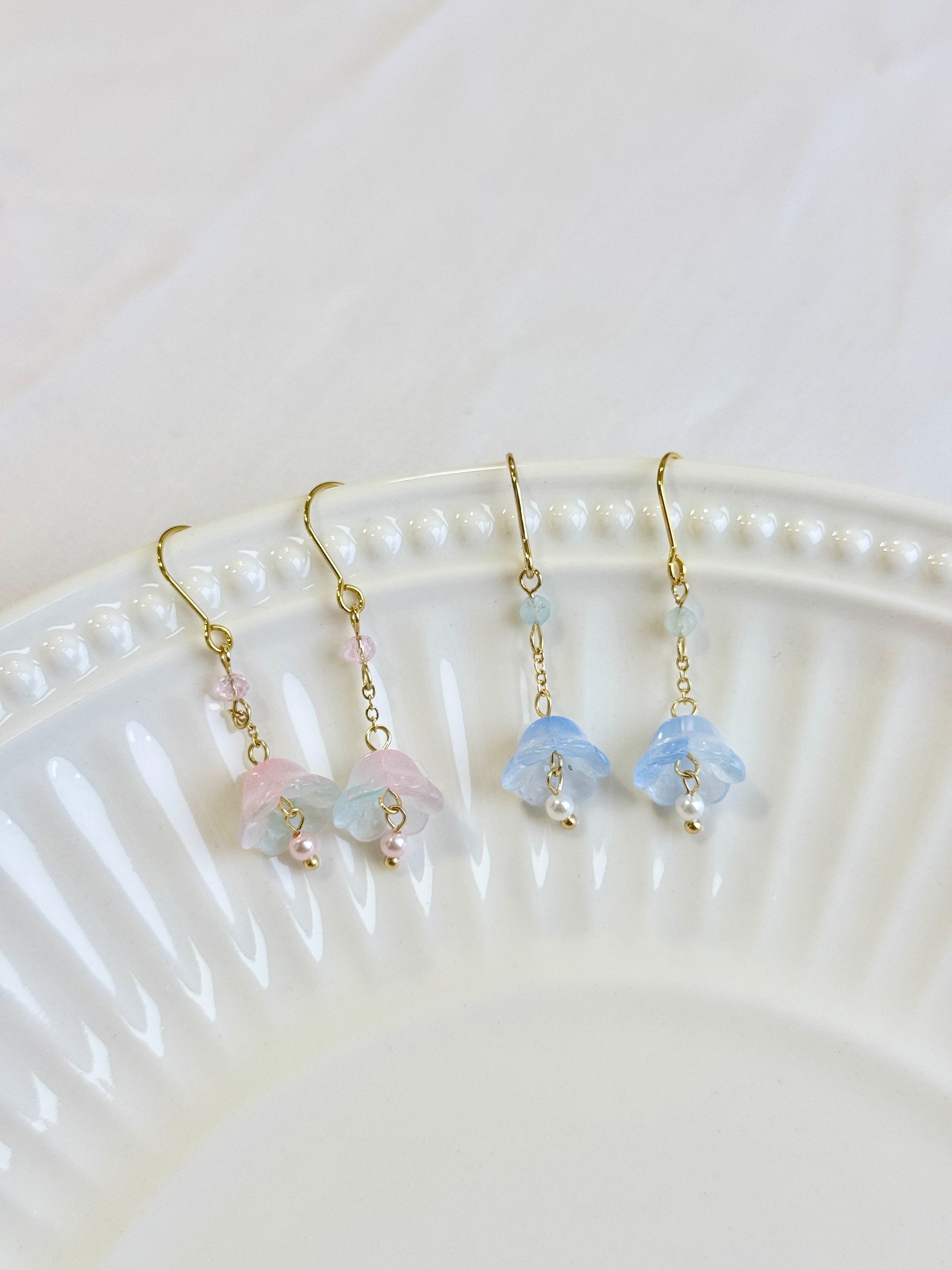 ❀𓂅₊鈴蘭花系列耳環