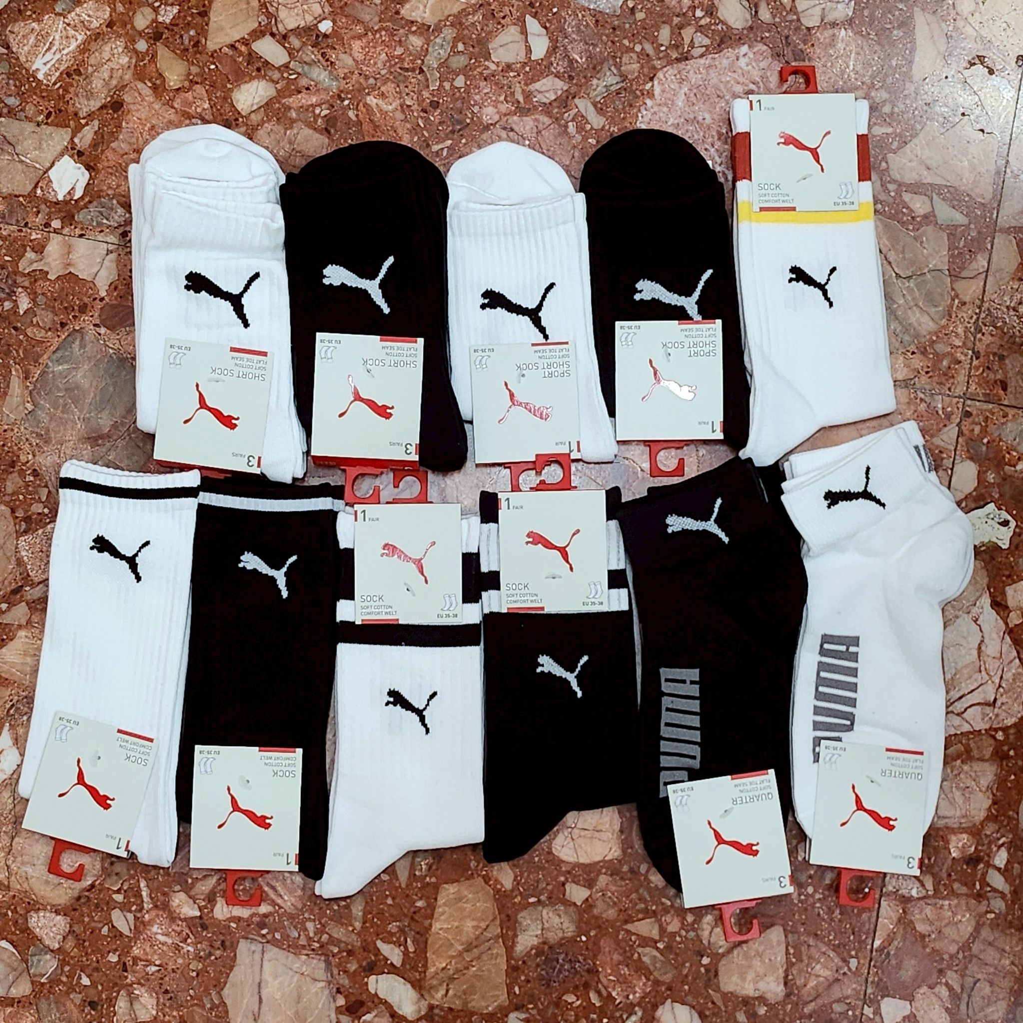PUMA 2025女款襪子 23-25