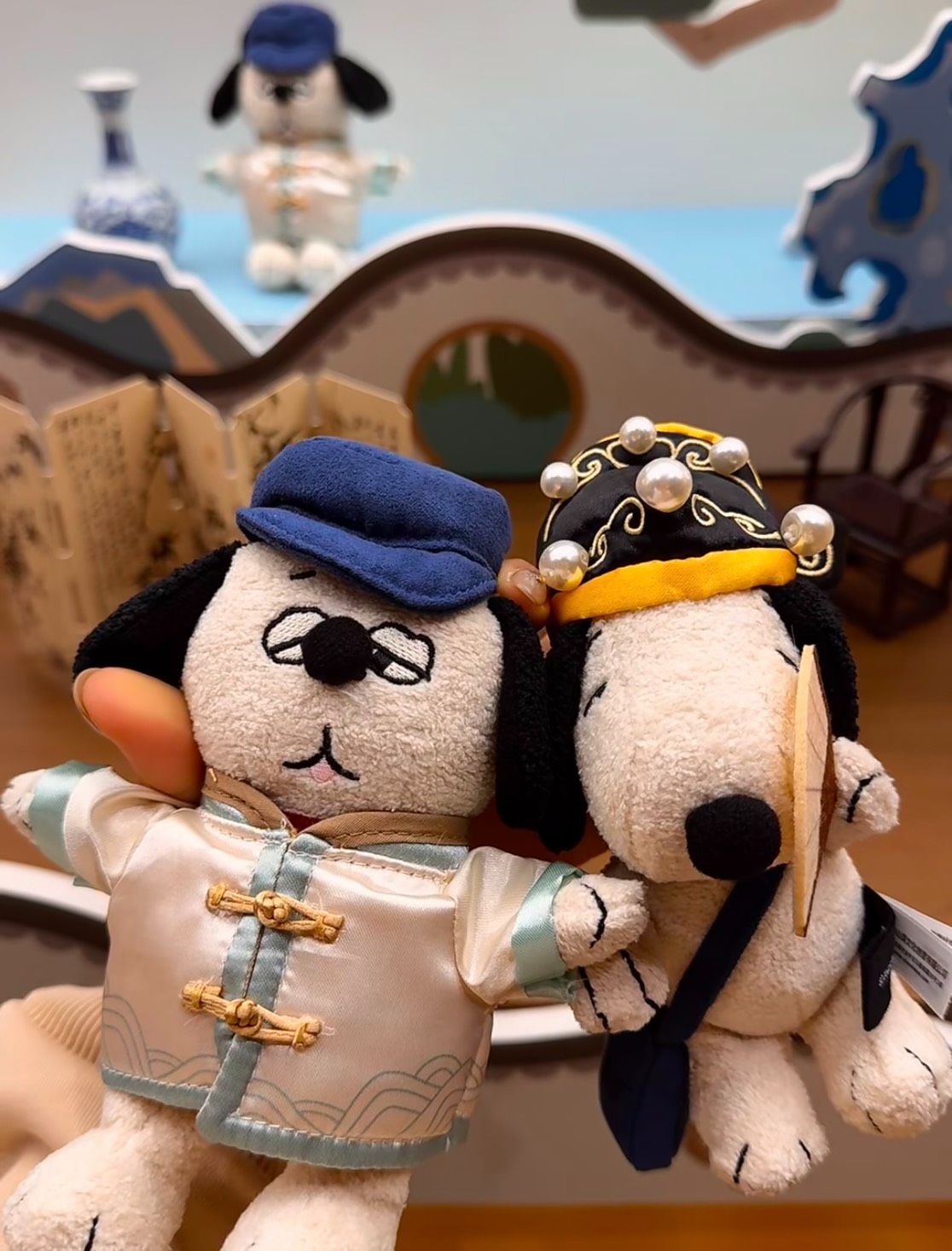 正版授權 限量 蘇州限定 史努比 奧拉夫 水墨江南 兩款