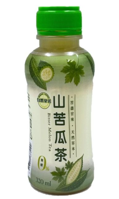 自然樂活 無添加天然草本山苦瓜茶320ml*24瓶入1箱