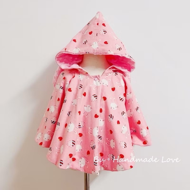 兔耳斗篷-甜點兔 #100