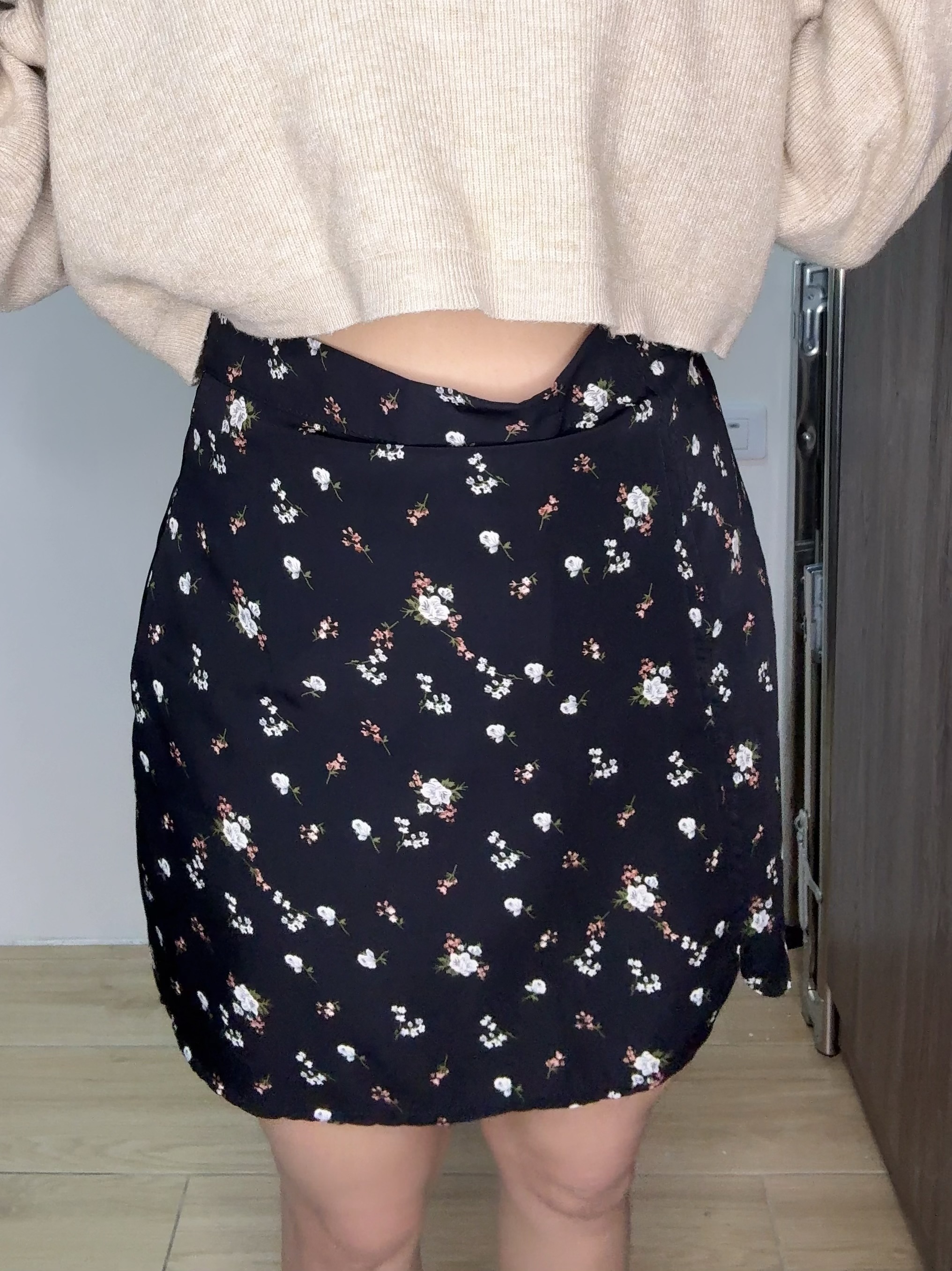 碎花短裙內附安全褲