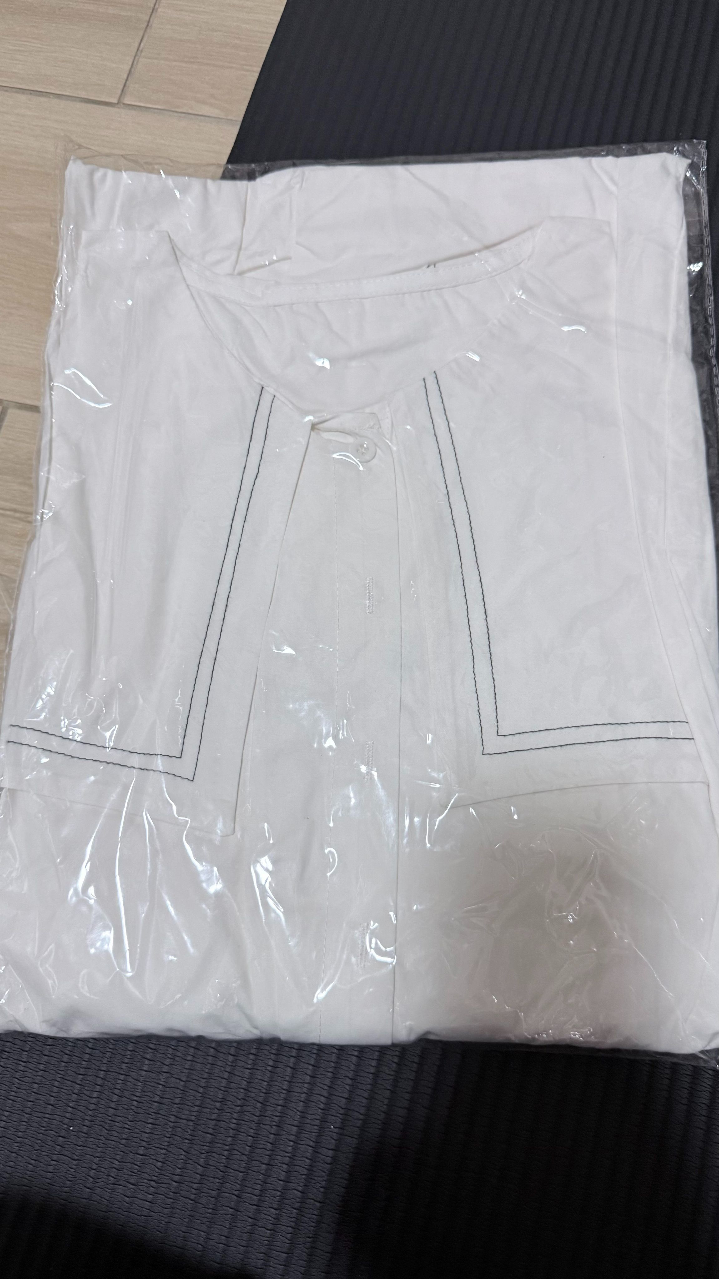 日系甜美洋裝_白色