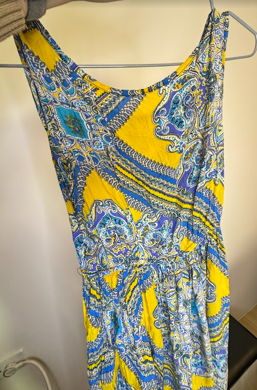 夏日地中海印花洋裝