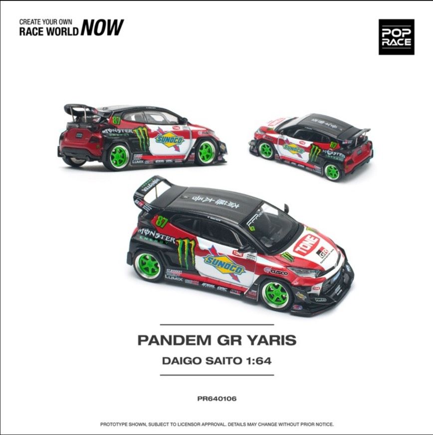 PANDEM GR YARIS DAIGO SAITO