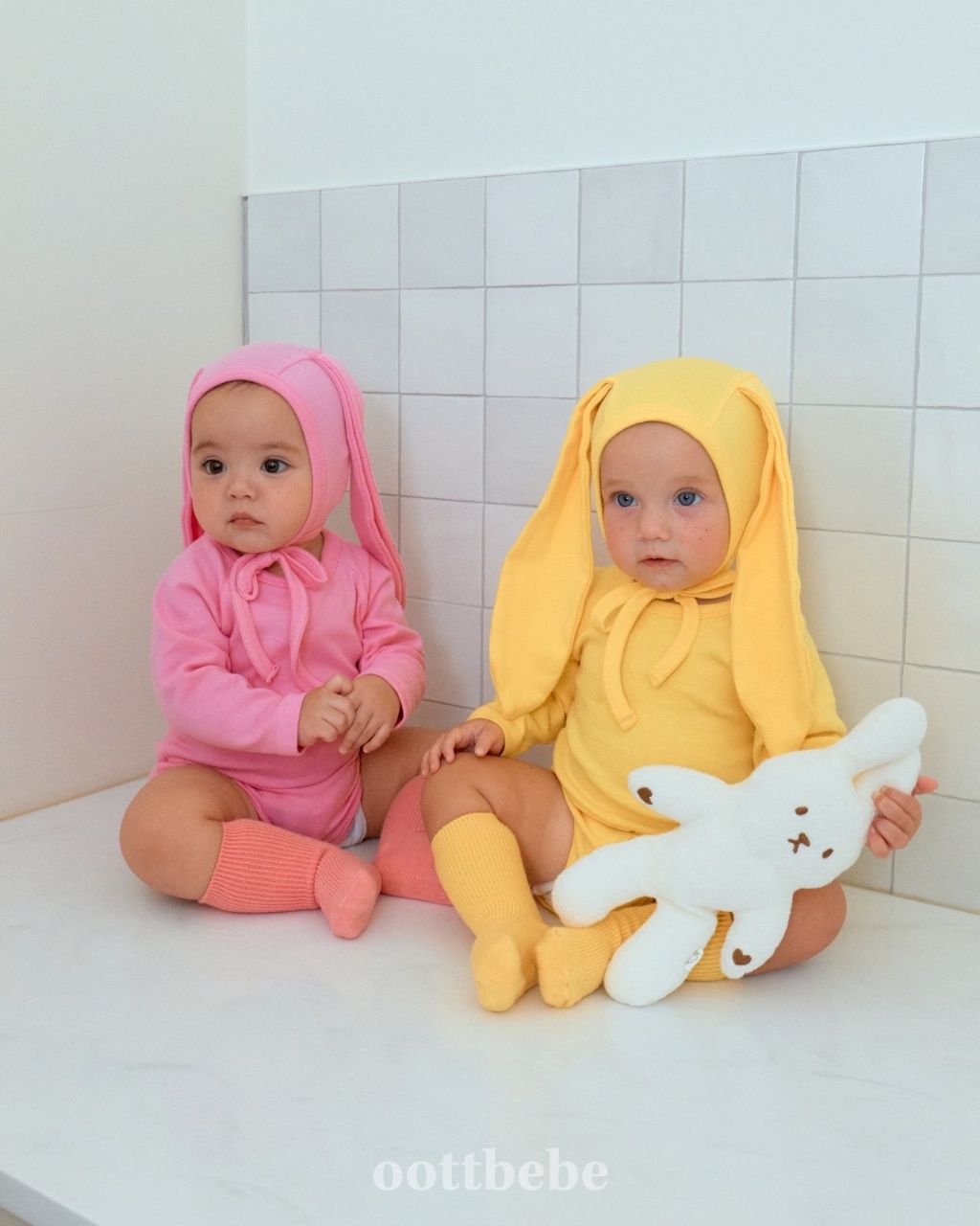 OOTTBEBE彩虹居家服（包屁衣+褲子）