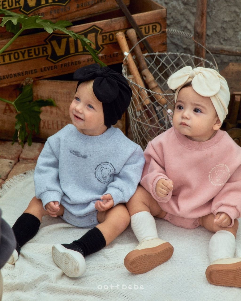 [特價款] OOTTBEBE小熊衛衣（包屁衣）