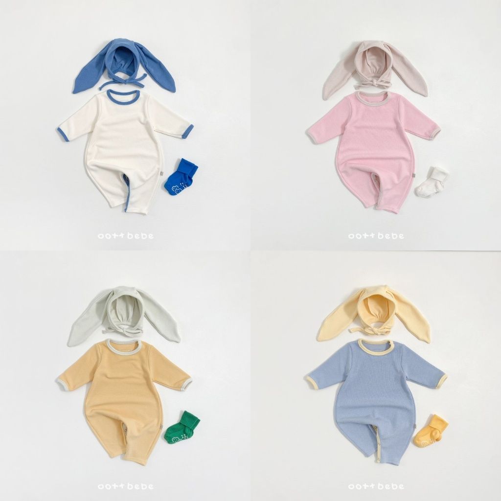 OOTTBEBE 兔子爬服套裝（BABY）