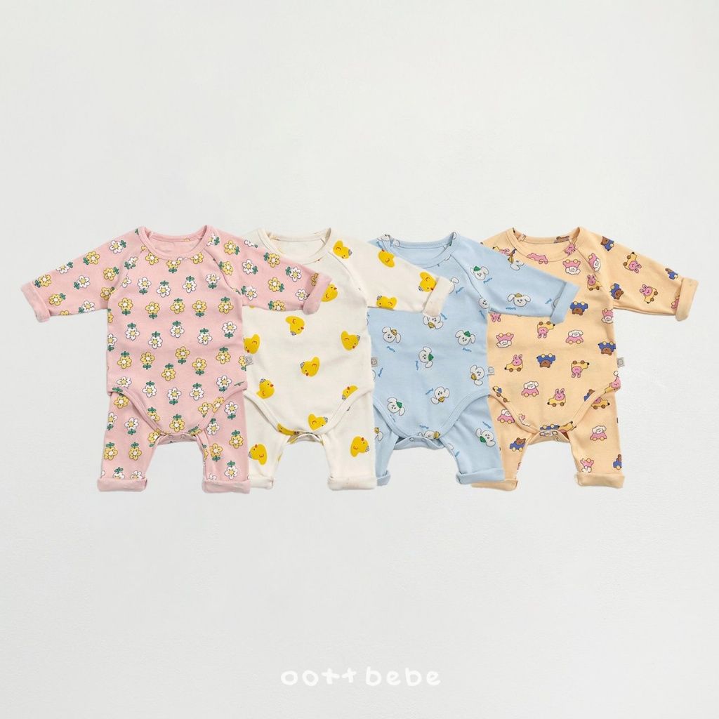 OOTTBEBE 印花居家服包屁套裝｜26春｜上架日期：01/13