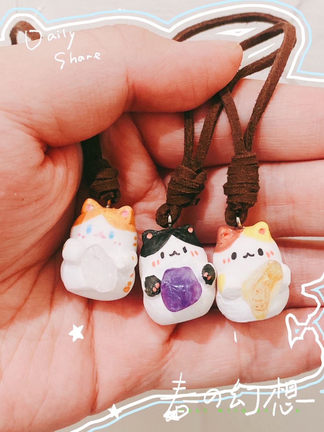🔮搬運水晶的喵吊飾