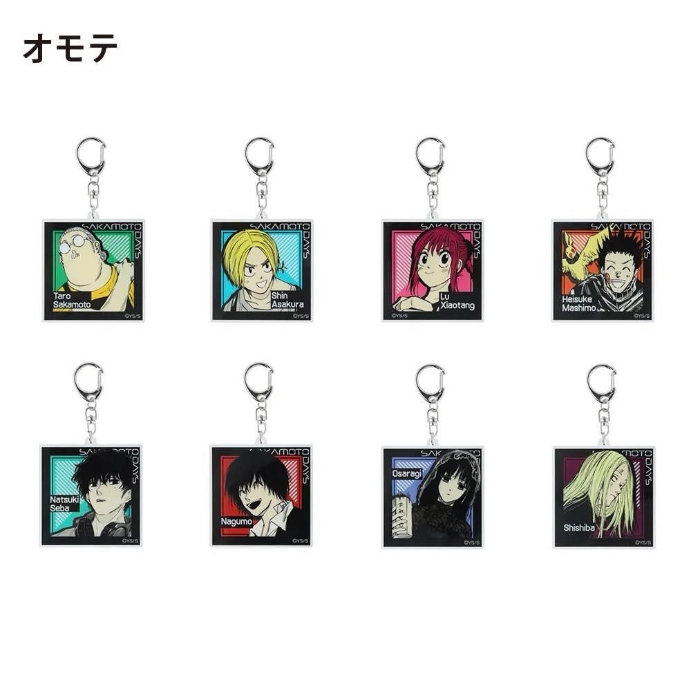 坂本日常原畫方形吊飾