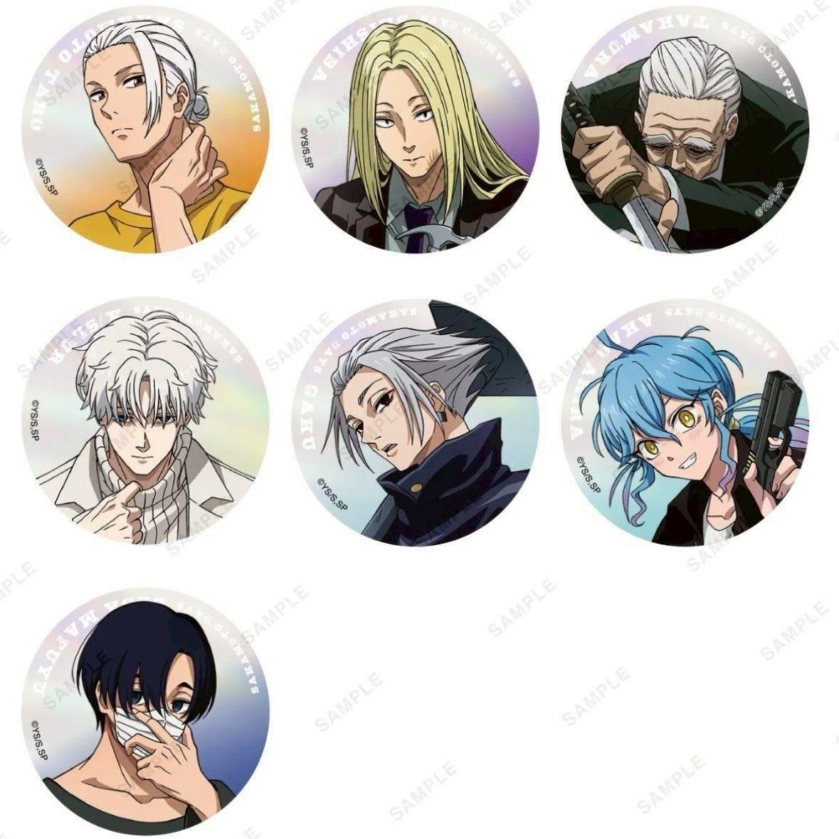 坂本日常大交流展第二彈鐳射徽章