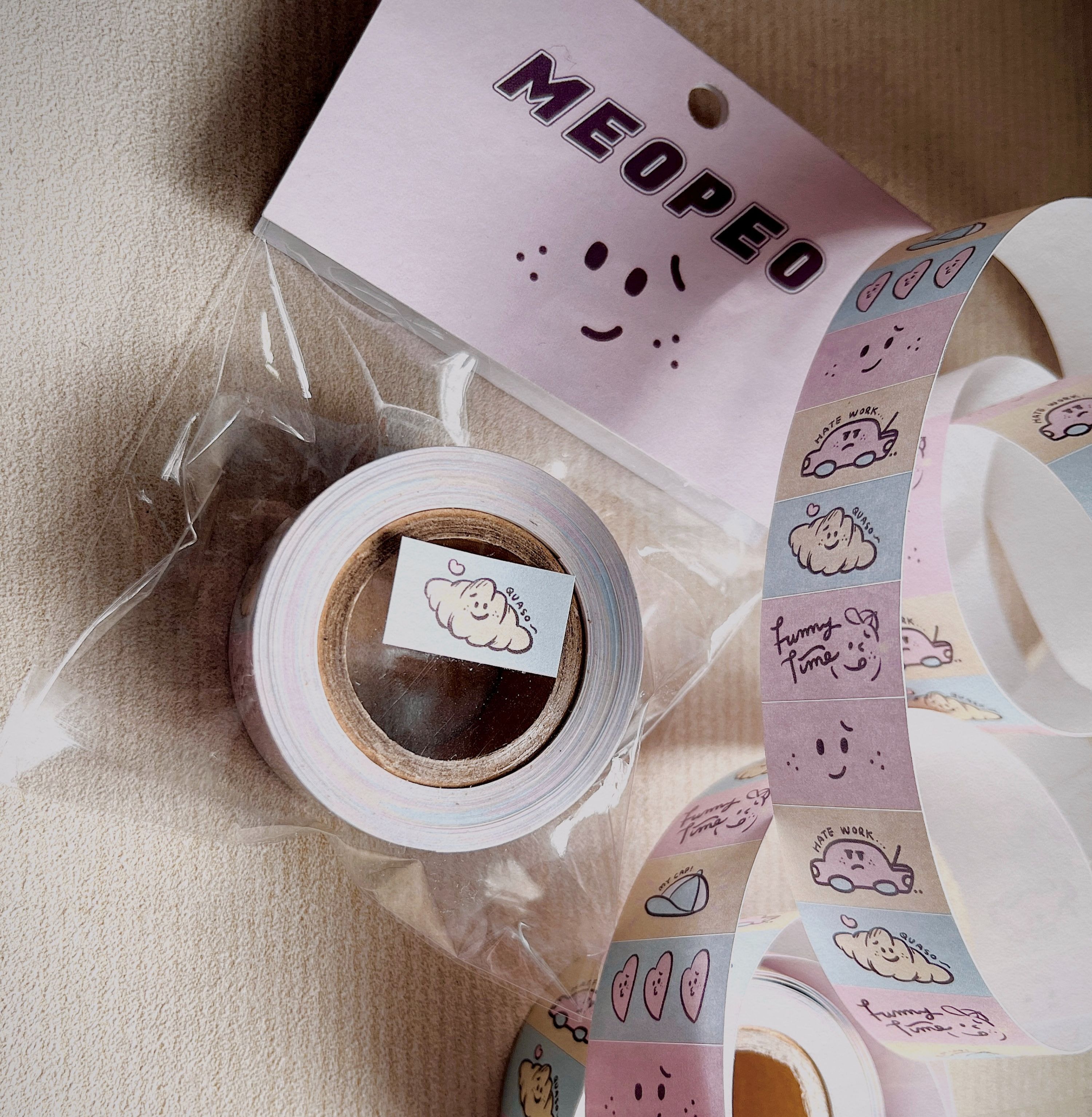 方方仔｜小日常標籤貼紙膠帶