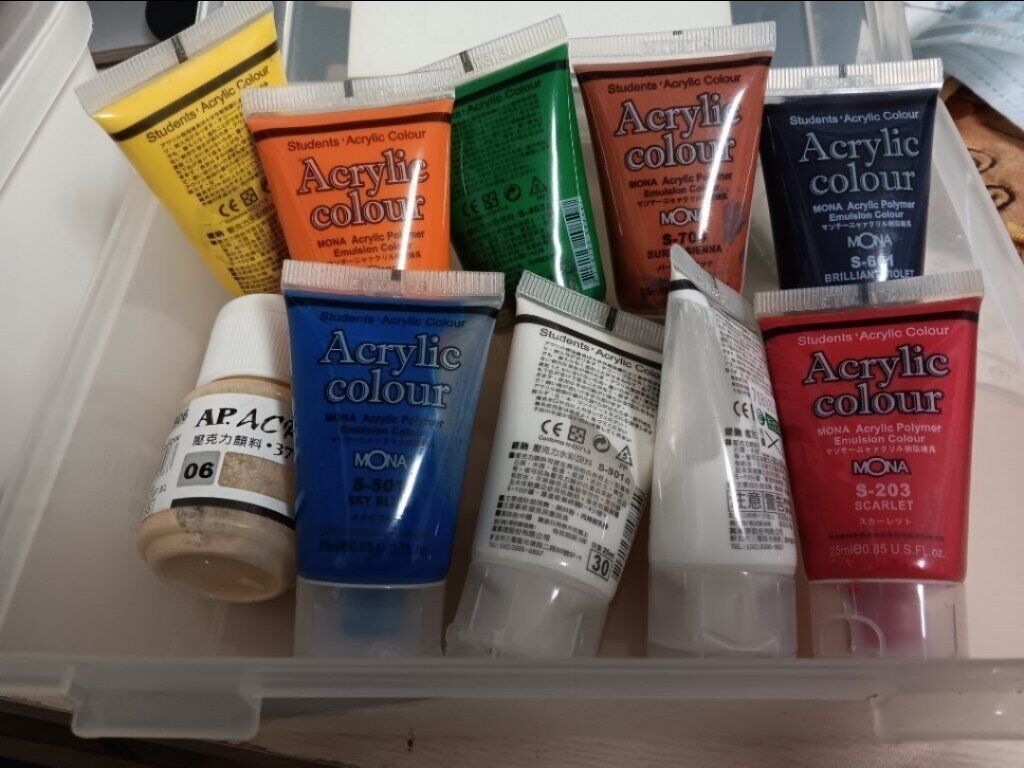壓克力顏料（不分售）