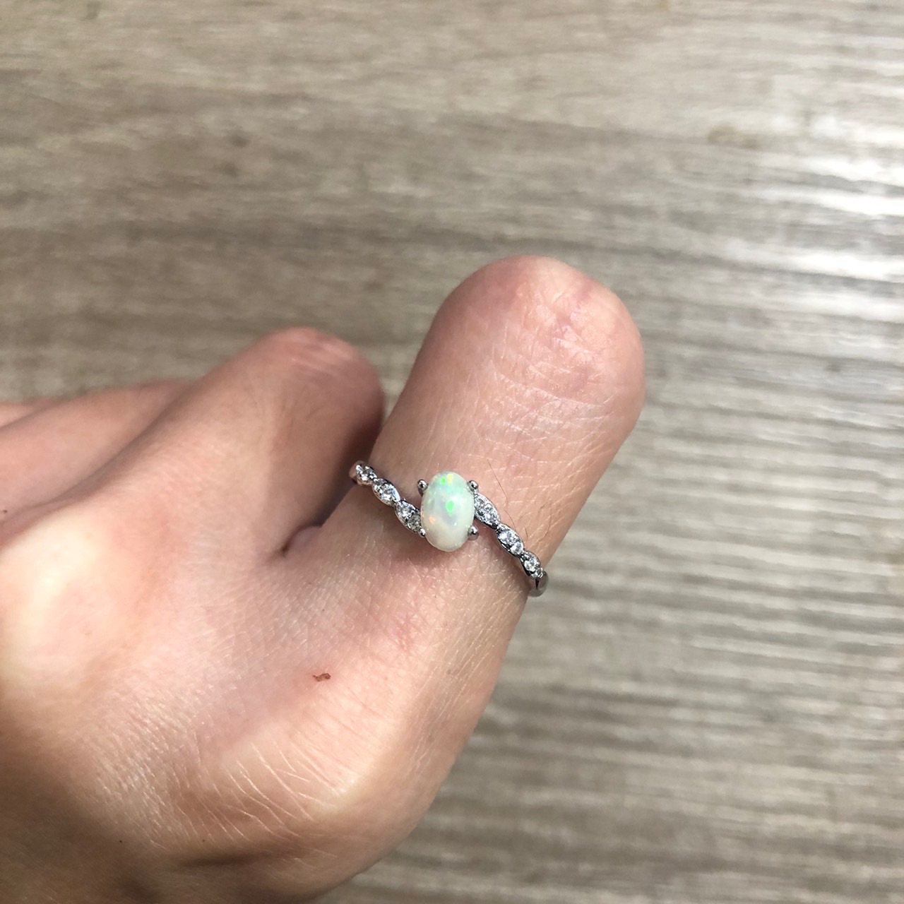 天然歐泊✦戒指