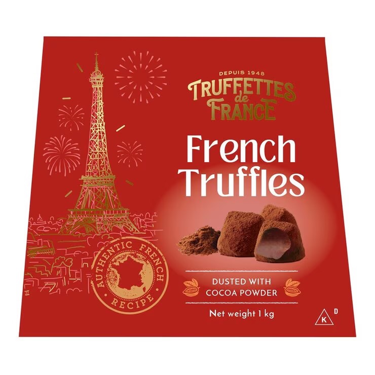 好市多Truffettes de France 松露造型巧克力風味球 1公斤 X 2入